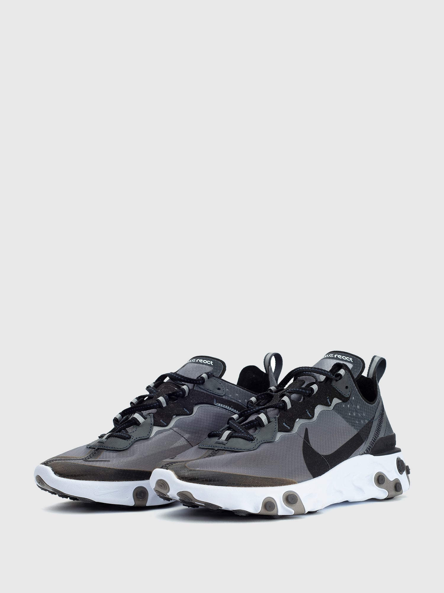 nike react 87 black